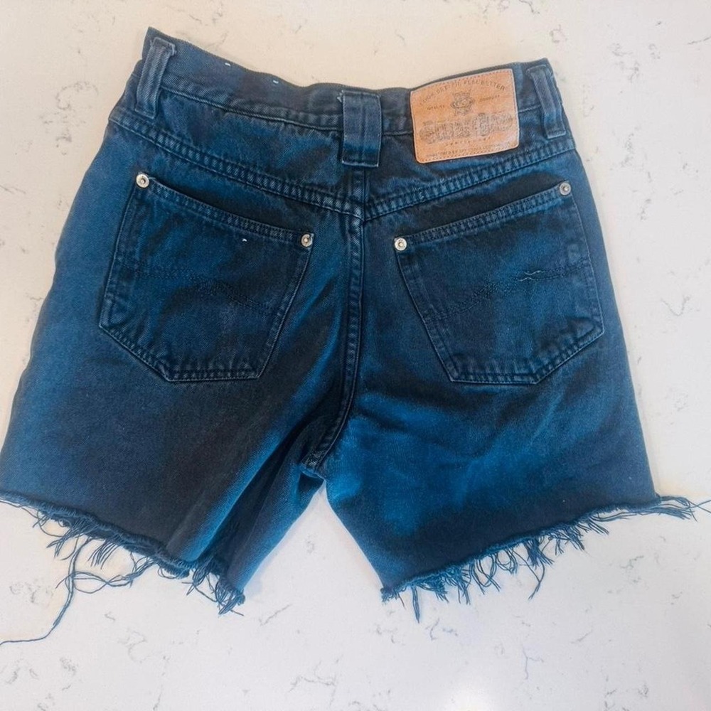 Vintage Elliott Bay Sportswear Black Denim Jeans 100% Cotton Size 28 View 2